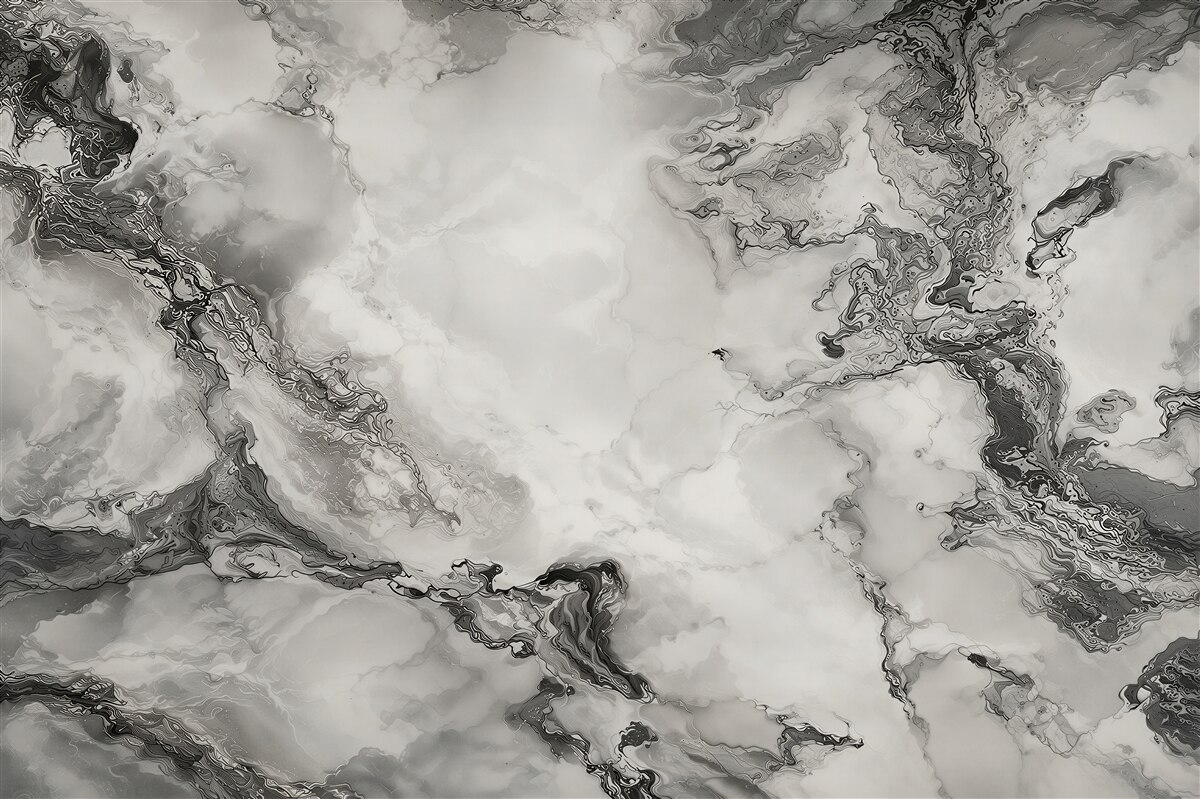 Papier peint marbre beige gris avec des veines dorées élégant