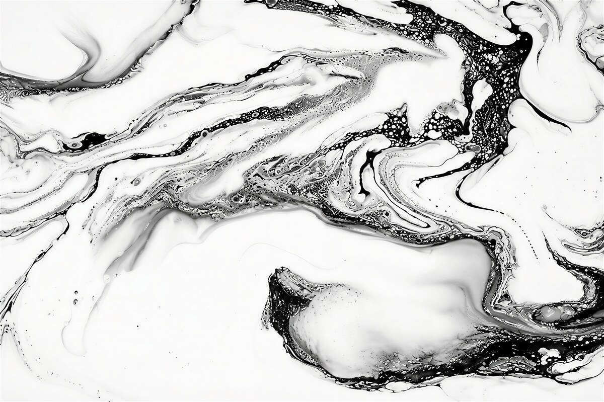 Papier peint marbre abstrait blanc gris avec des accents dorés moderne