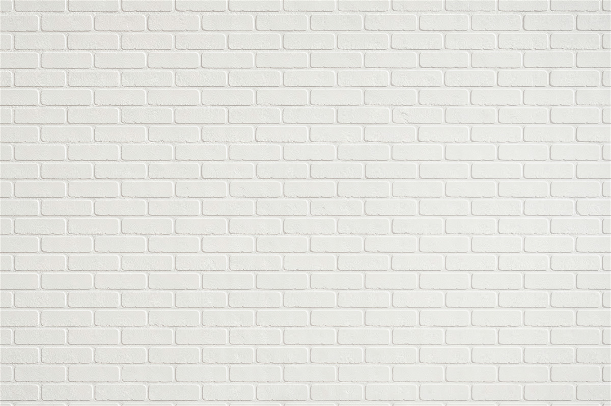 Papier peint mur blanc en briques