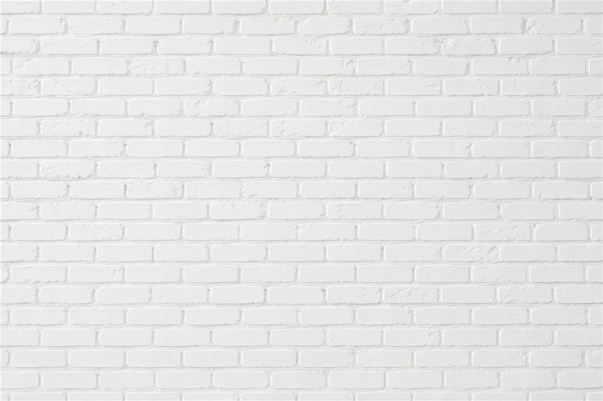 Papier peint mur blanc en briques