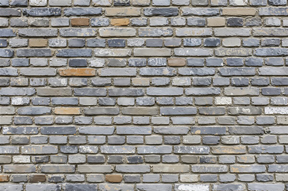 Papier peint façade en briques