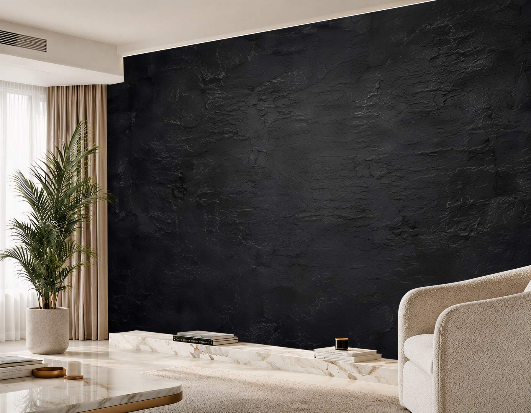 Papier peint mur en ciment fermé