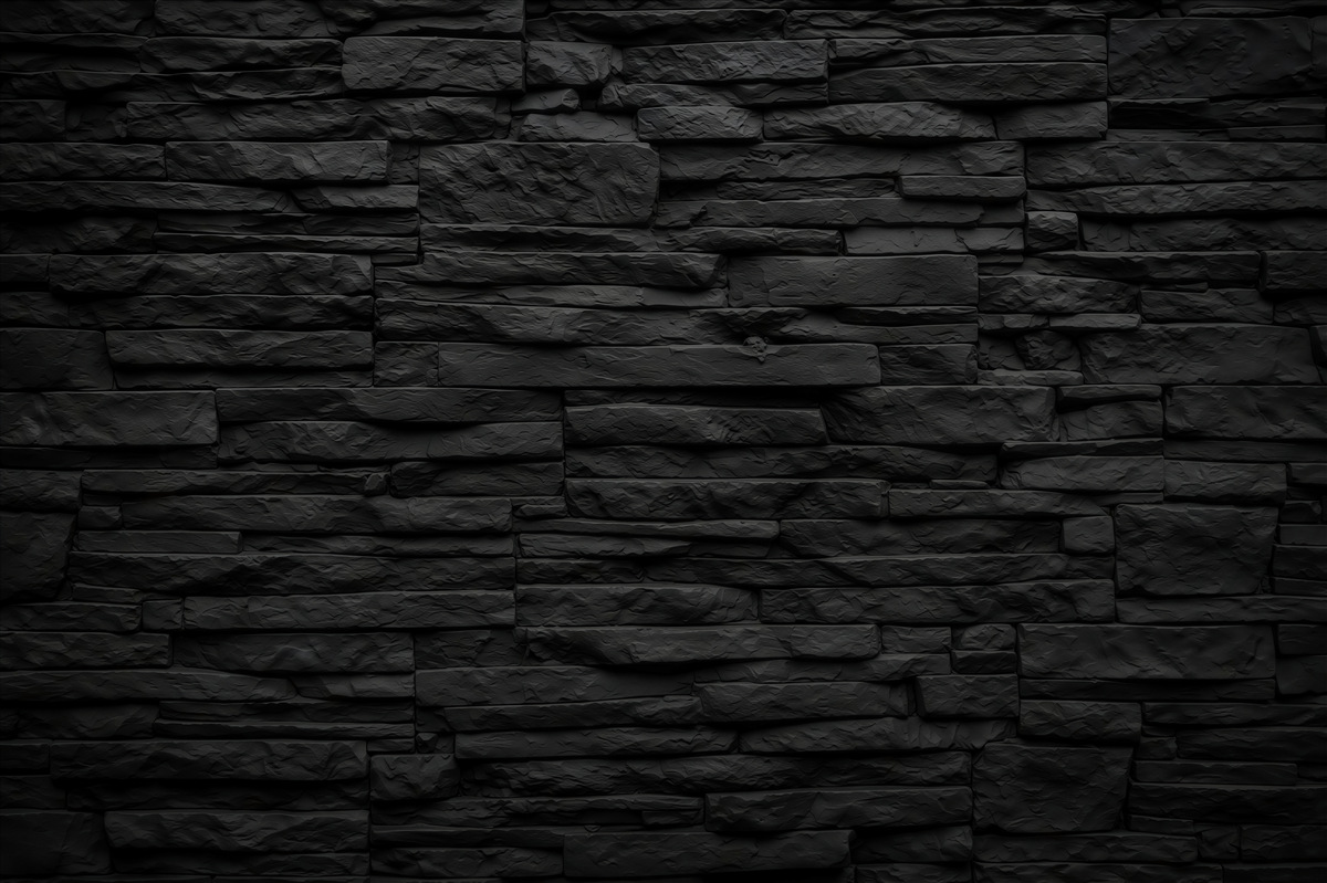 Papier peint mur en pierre noire