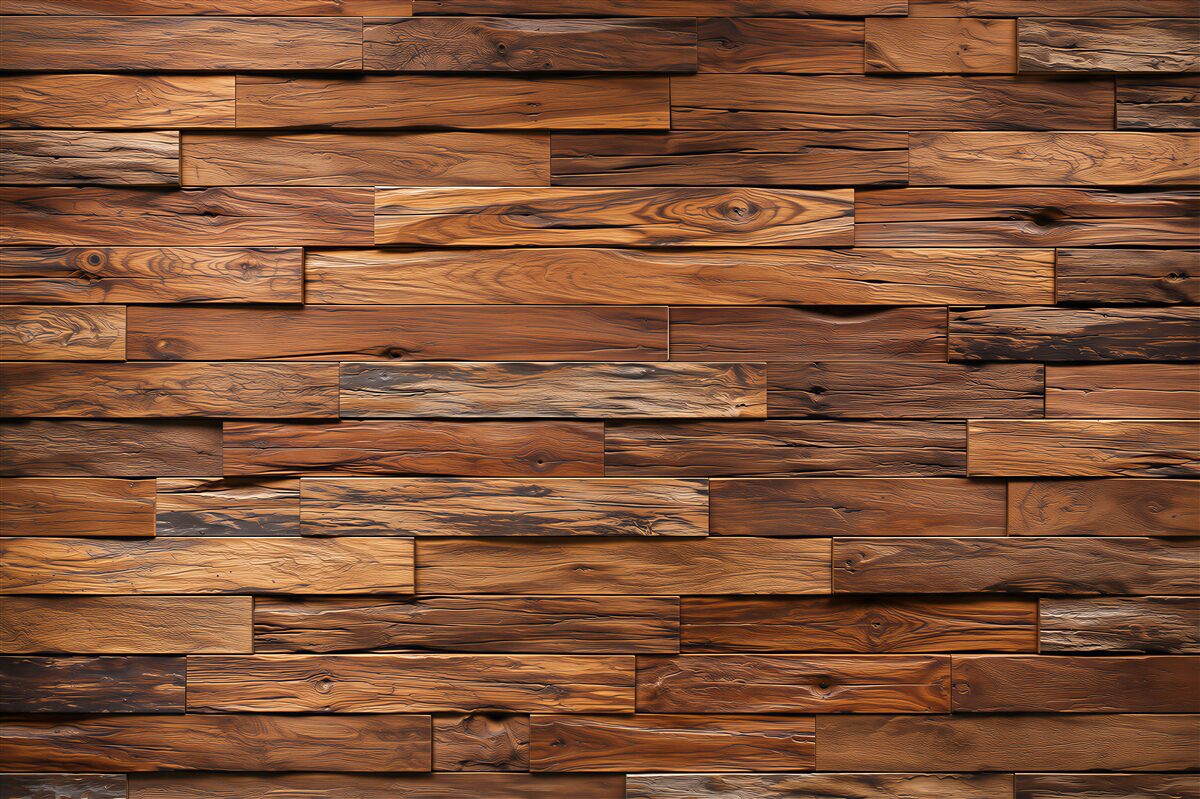 Papier peint vieille planche en bois brun