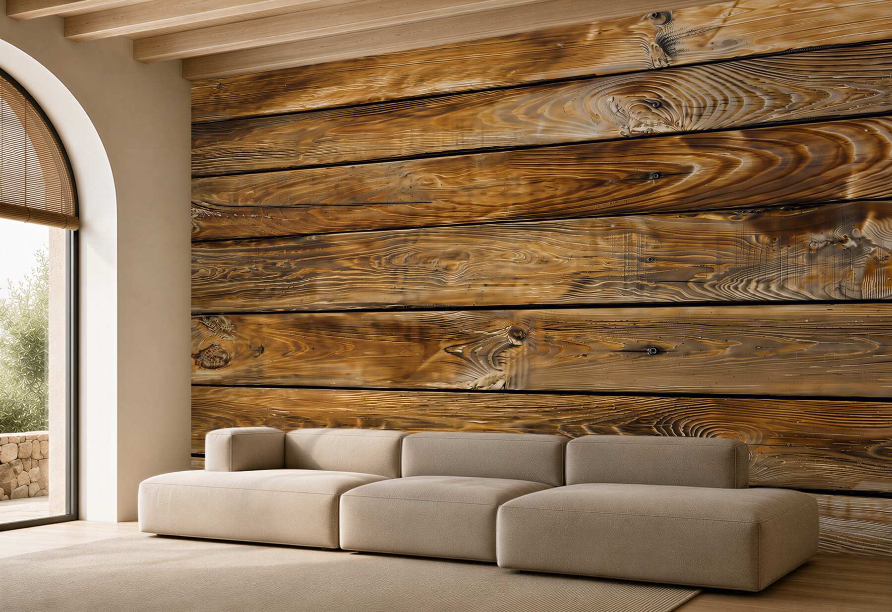 Papier peint fonds en bois ancien