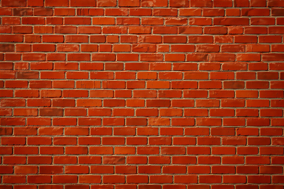Papier peint mur en briques rouge foncé