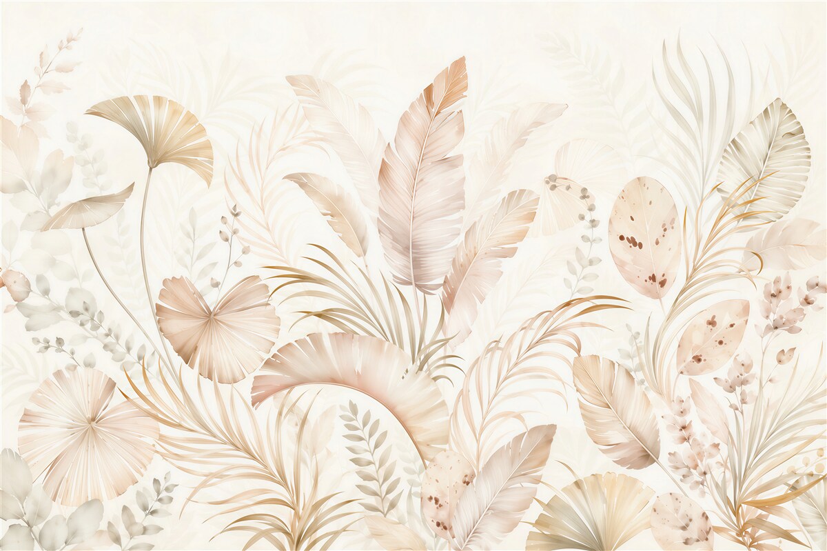 Papier peint forêt tropicale abstraite