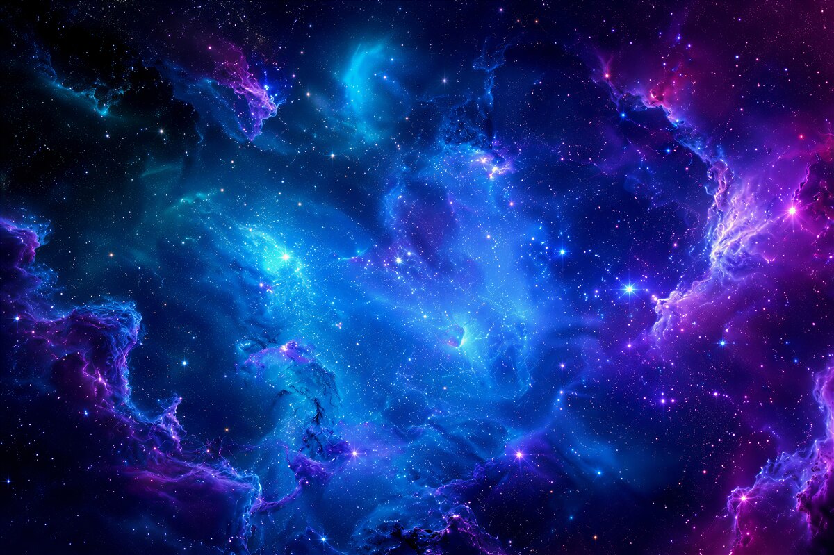 Papier peint étoiles dans le ciel
