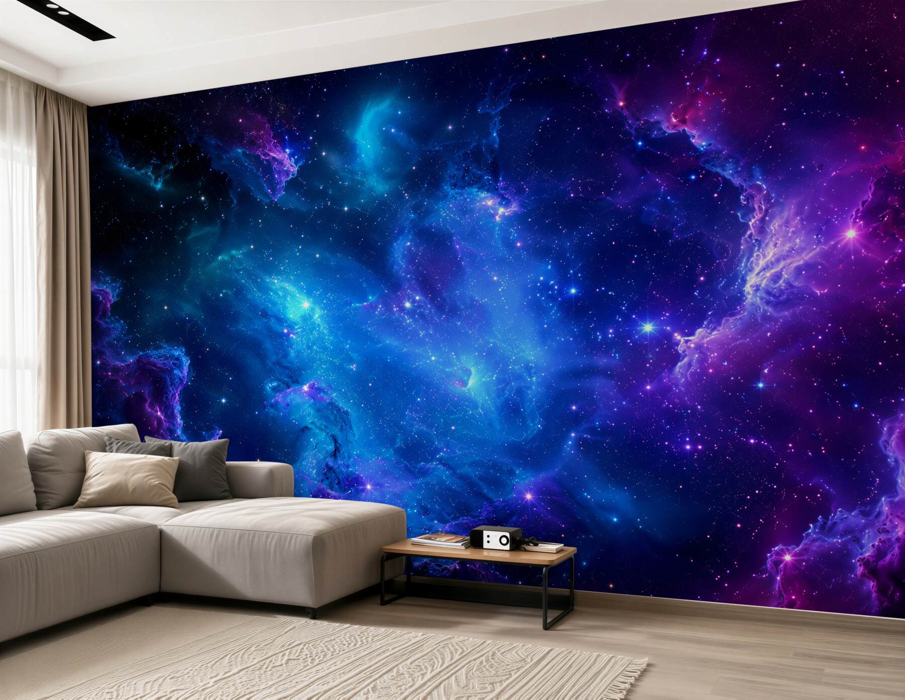 Papier peint étoiles dans le ciel