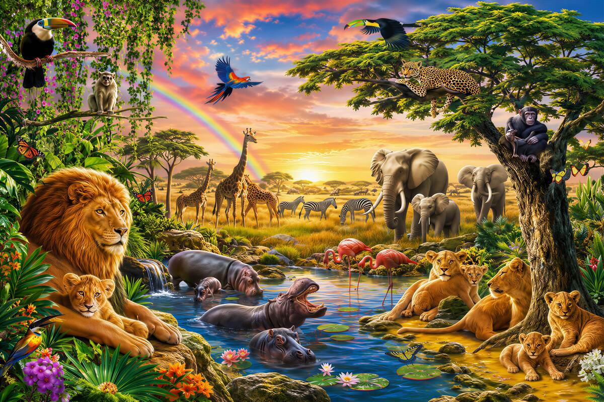 Papier peint livre de la jungle