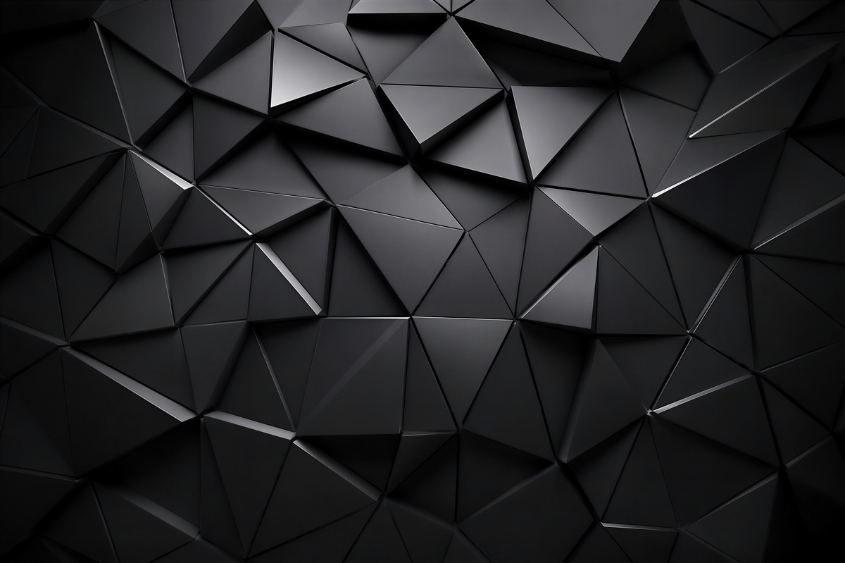Papier peint triangles dans une mosaïque sombre