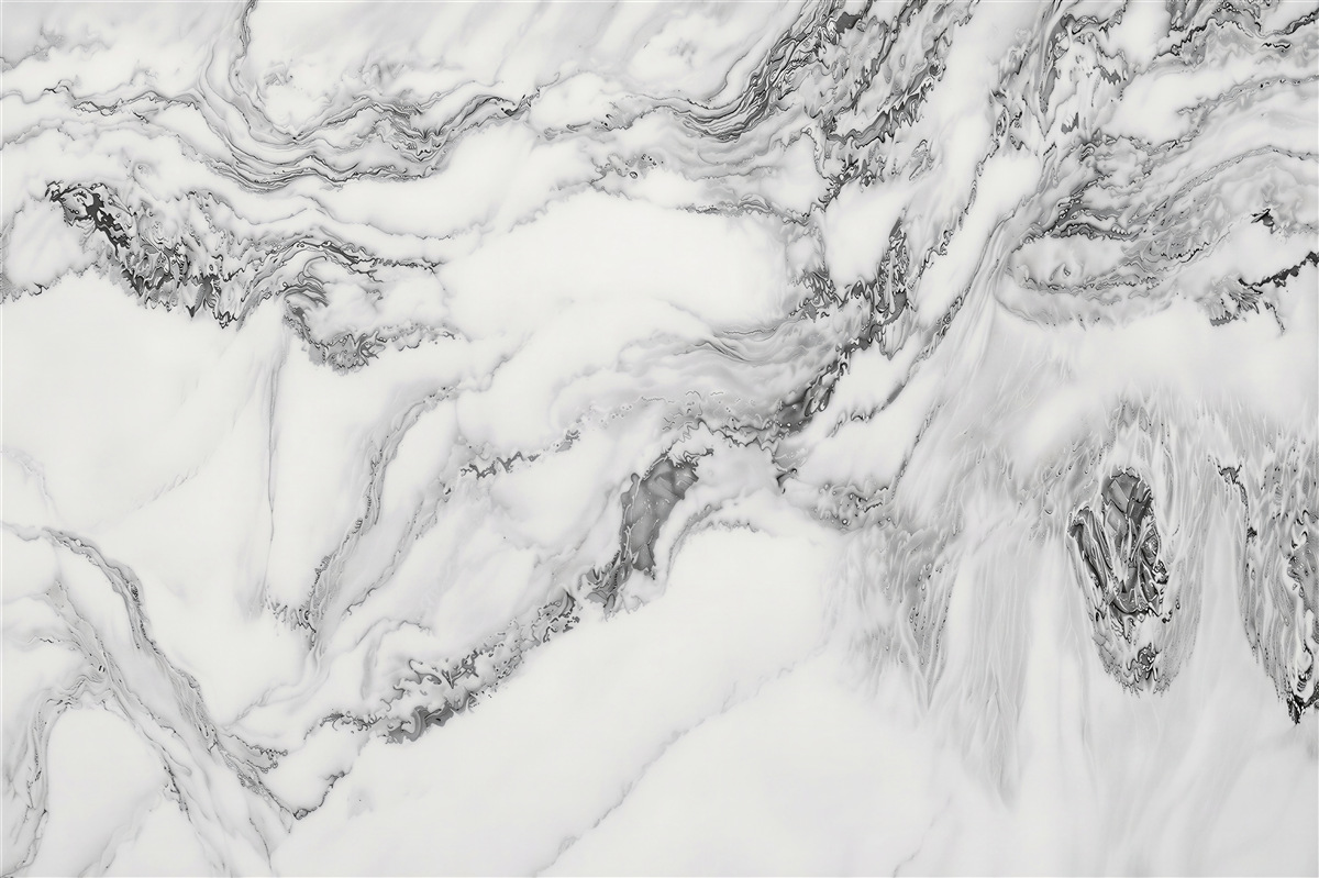 Papier peint marbre noir et blanc classique