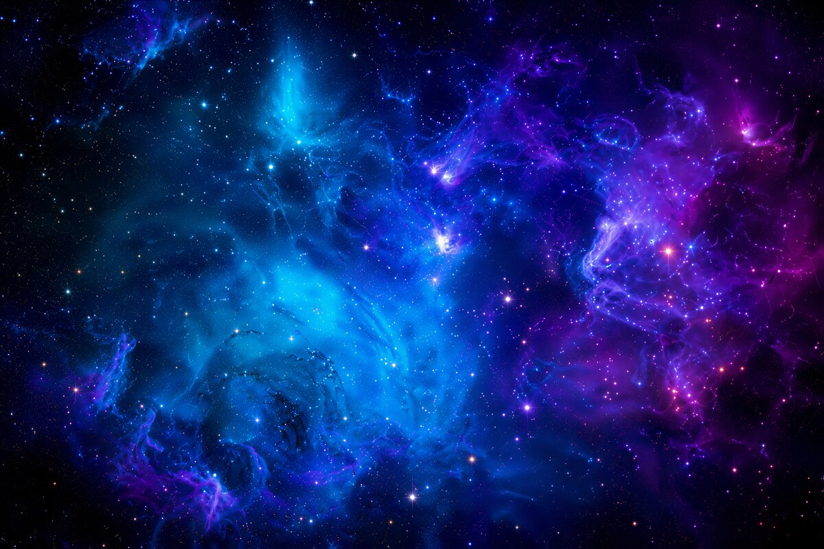 Papier peint étoiles dans le ciel