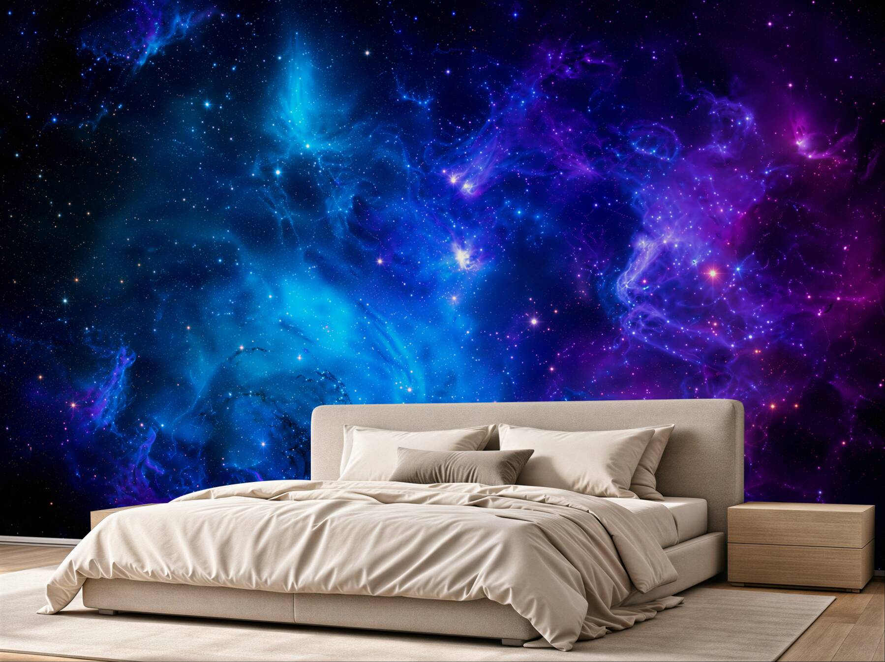 Papier peint étoiles dans le ciel