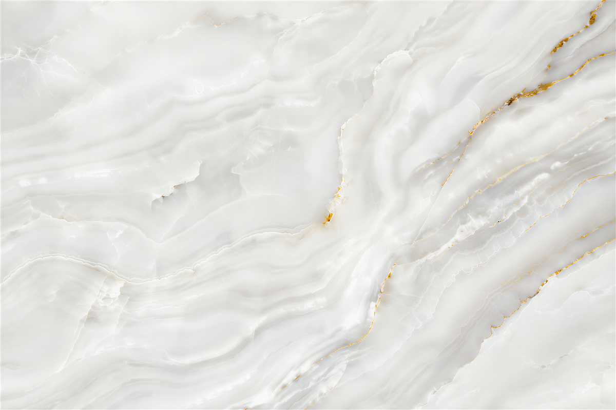 Papier peint vagues blanches sur marbre clair