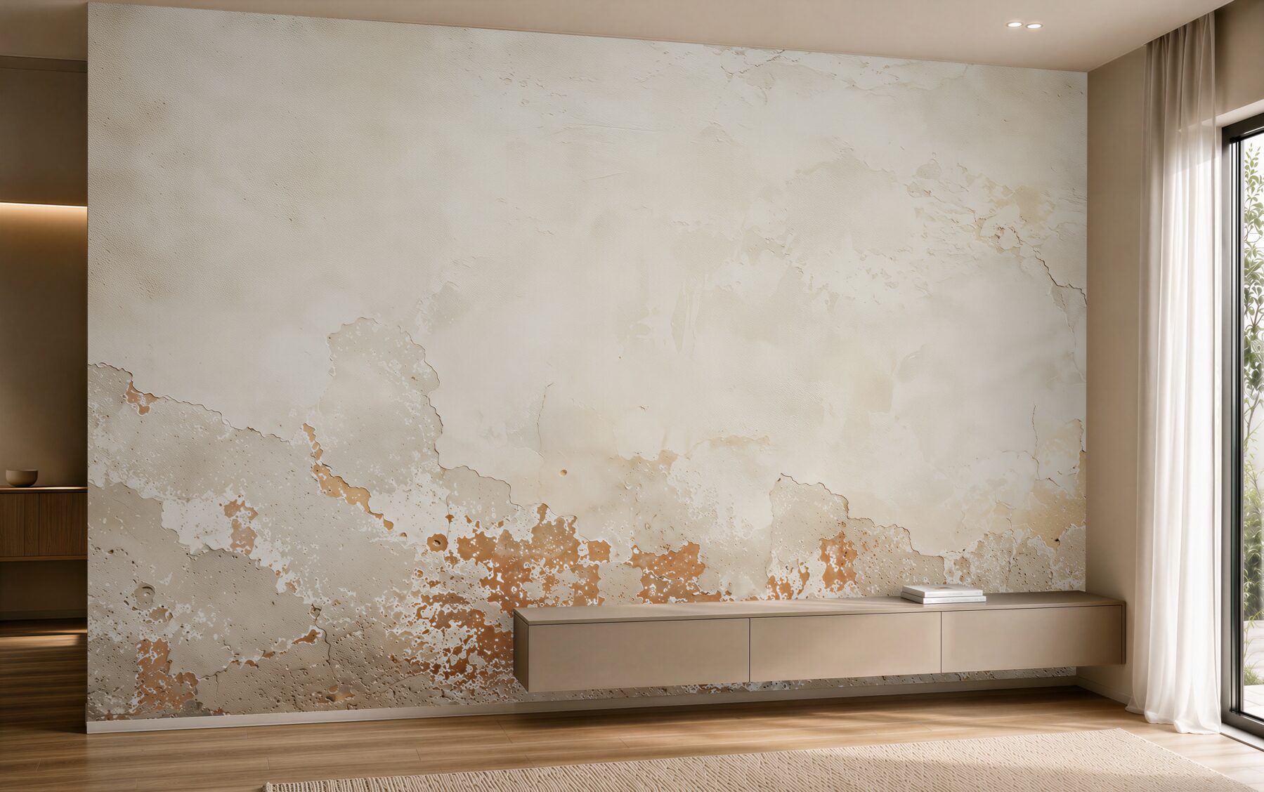 Papier peint traces d'automne dans les tropiques