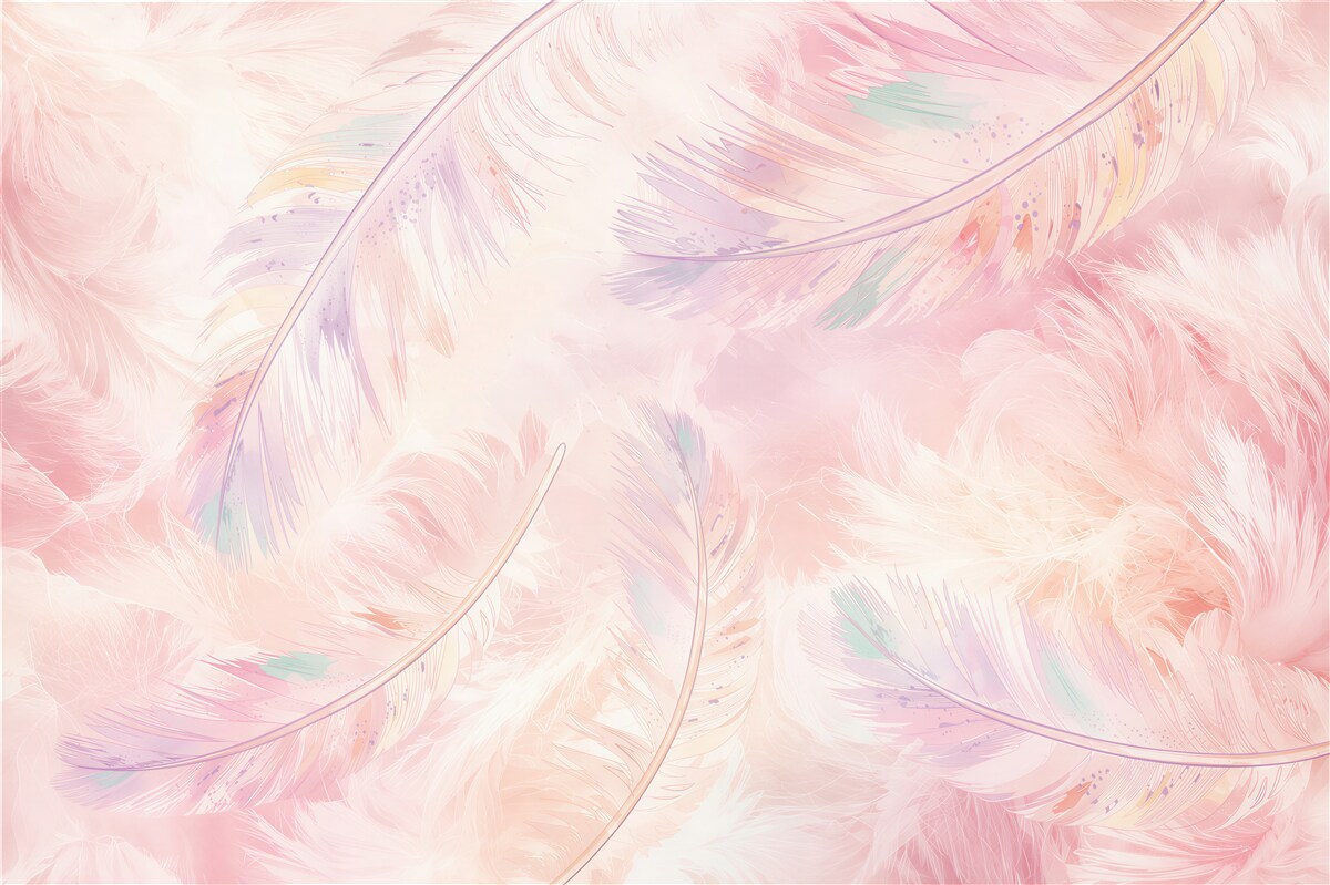Papier peint Plumes à peine visibles