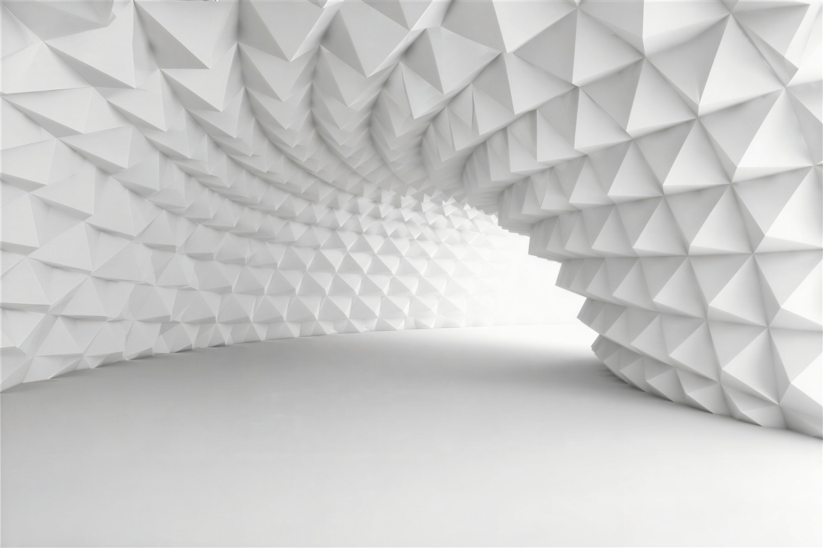 Papier peint tunnel 3D