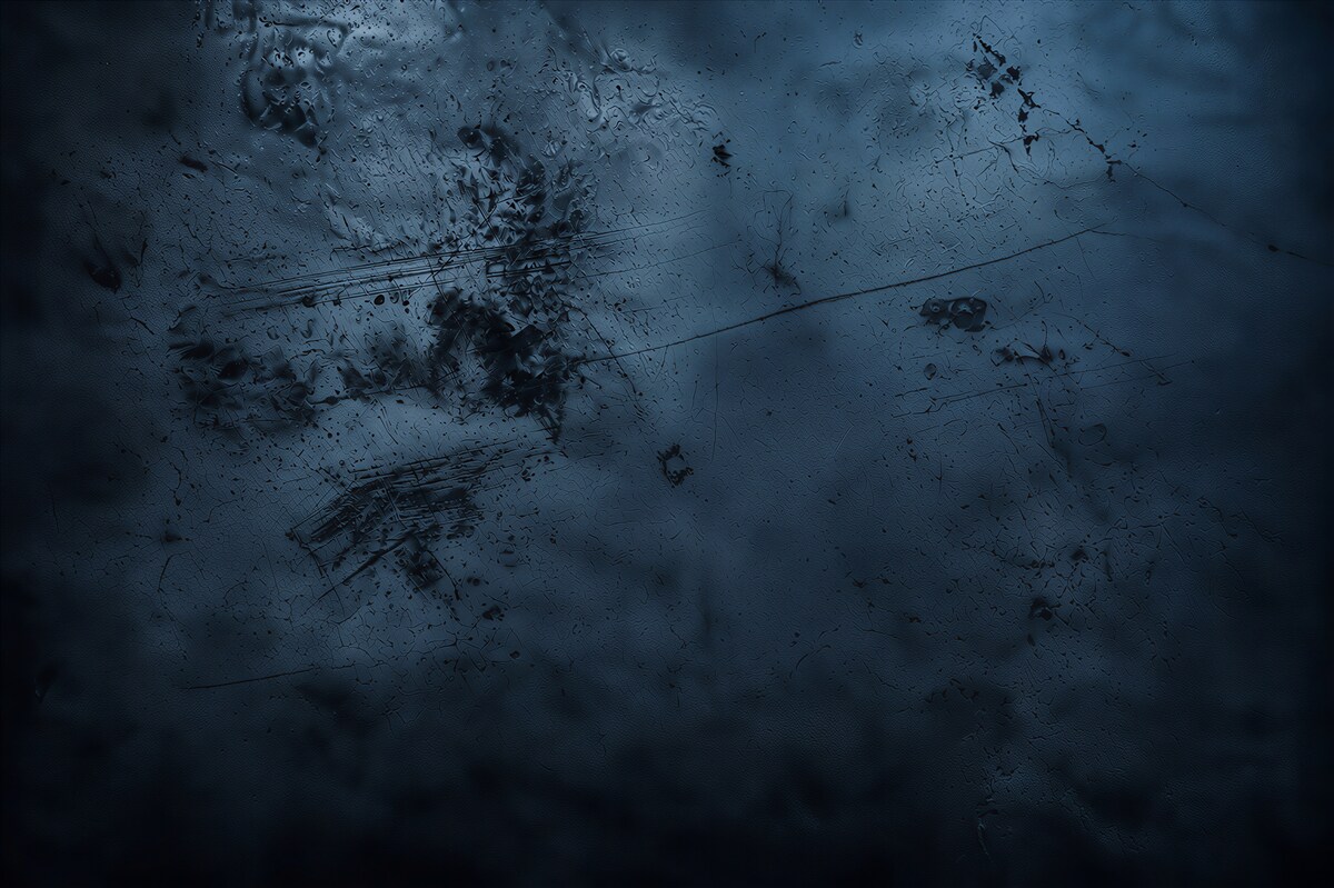 Papier peint pluie torrentielle dans la forêt nocturne