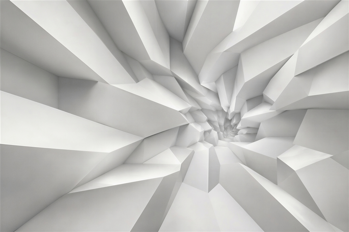 Papier peint abstraction 3D de figures