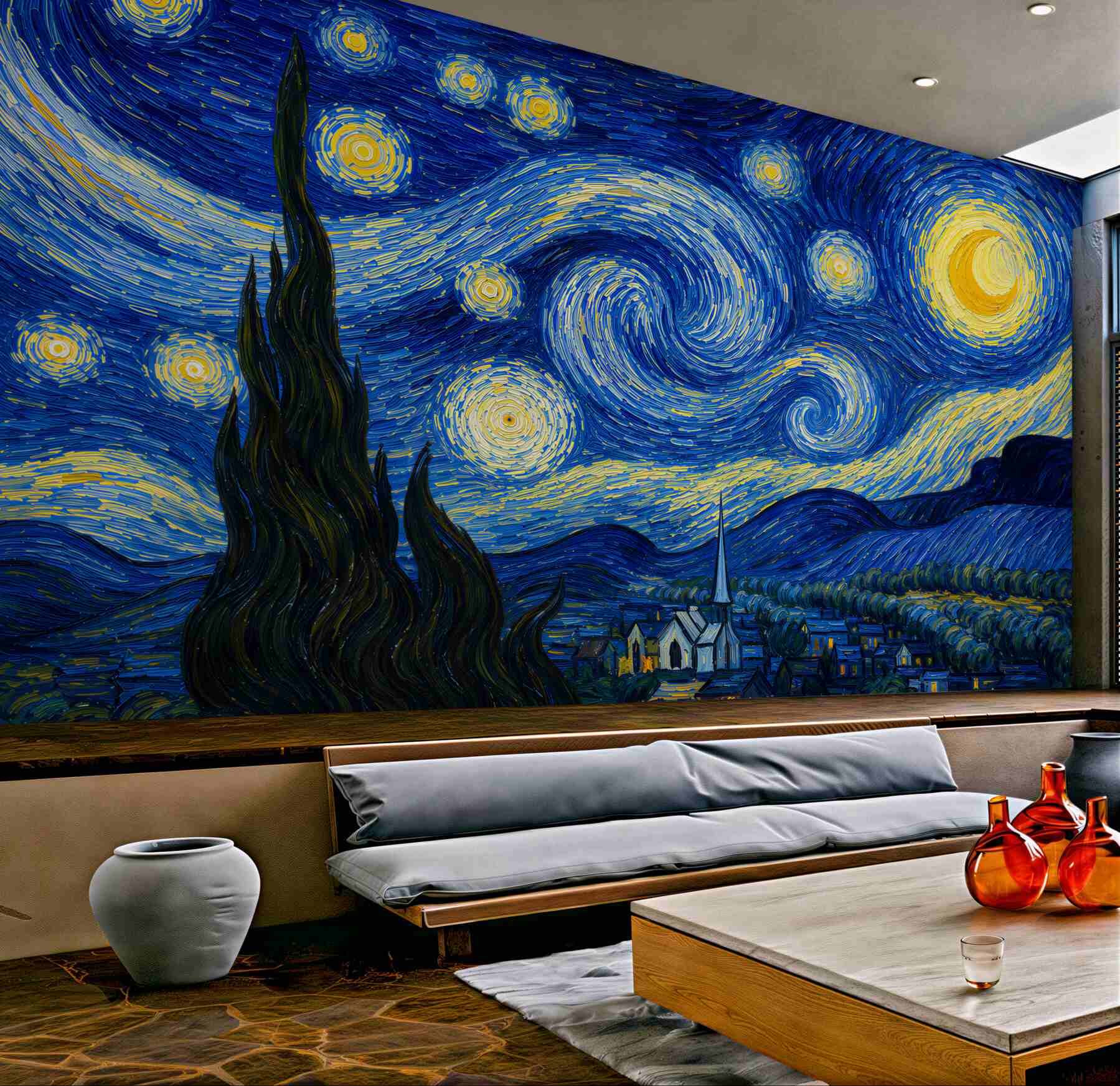 Papier peint peinture de Van Gogh