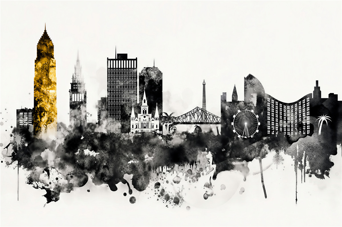 Papier peint Architecture abstraite de la ville