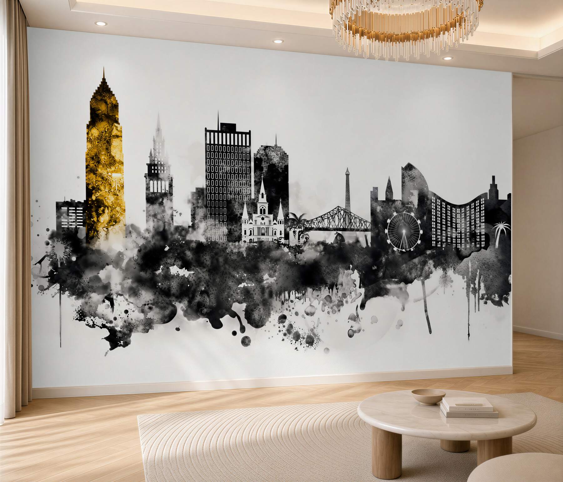 Papier peint Architecture abstraite de la ville
