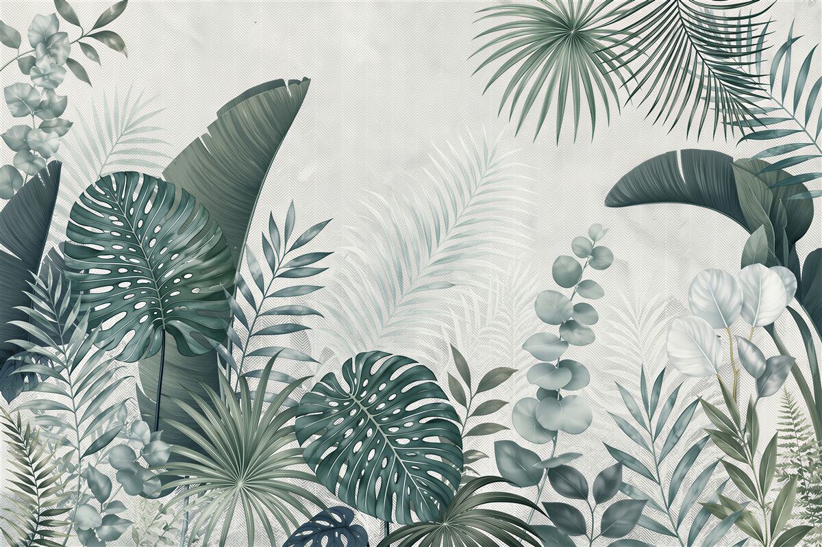 Papier peint Riche verdure des tropiques
