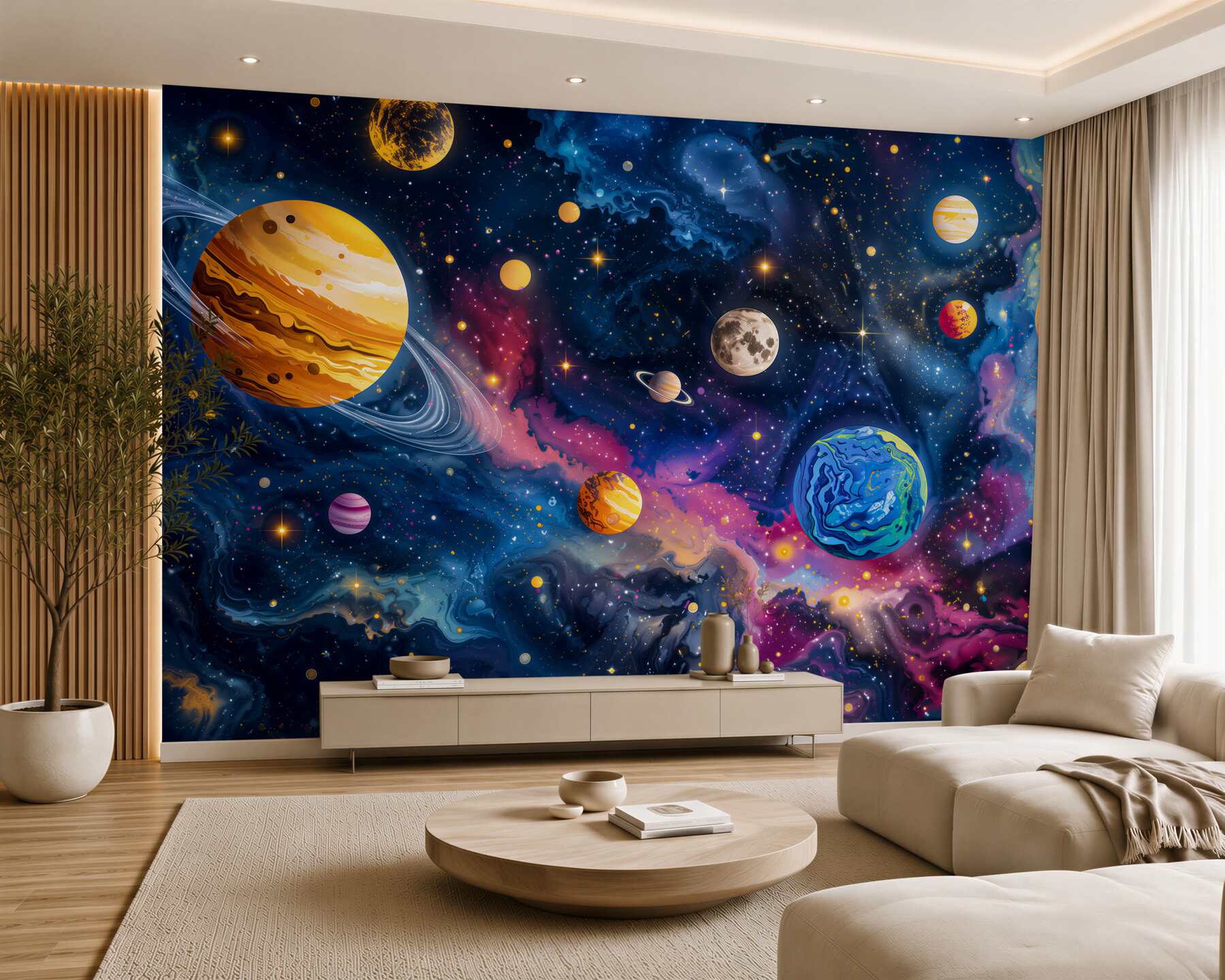Papier peint orbites et planètes