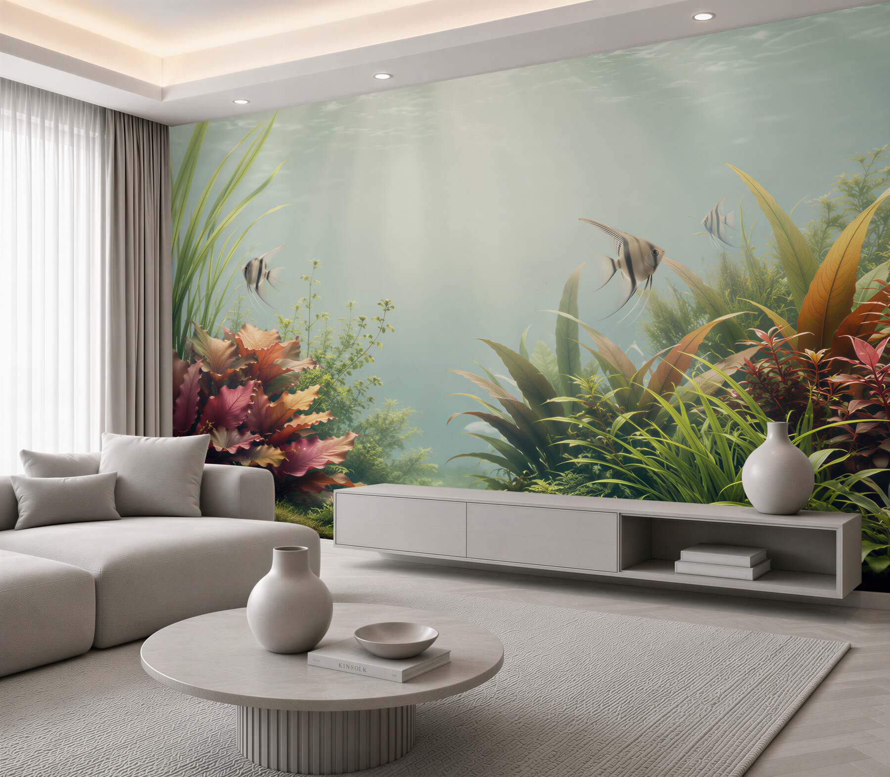 Papier peint Aquarium décoratif