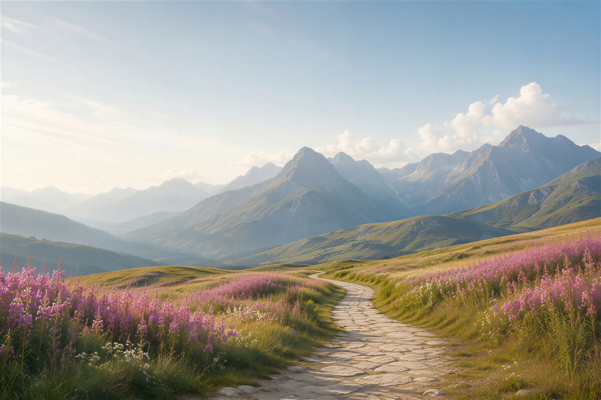 Papier peint Hall de chenilles, Tatras, paysage de montagne