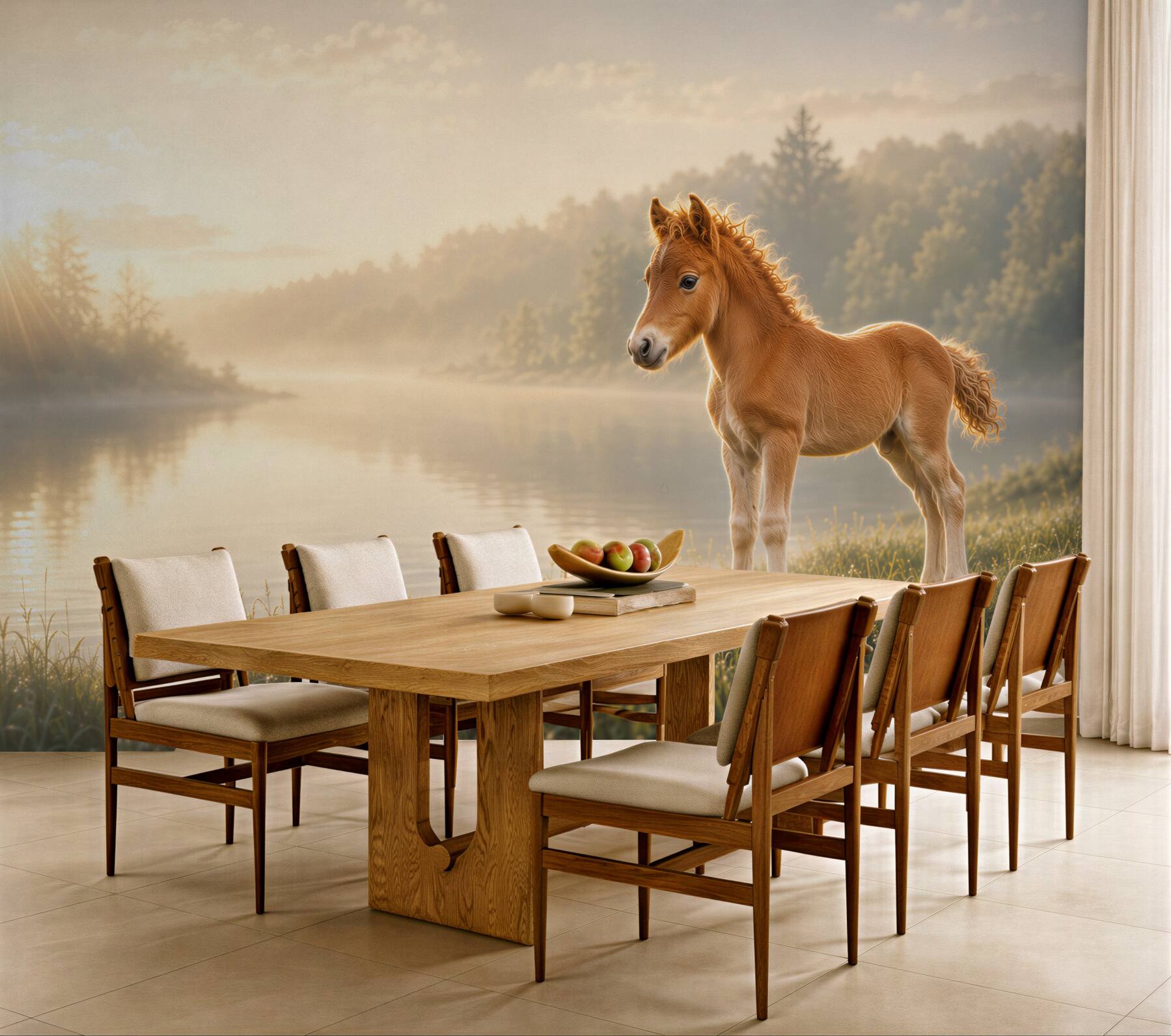 Papier peint Poney Falabella mini