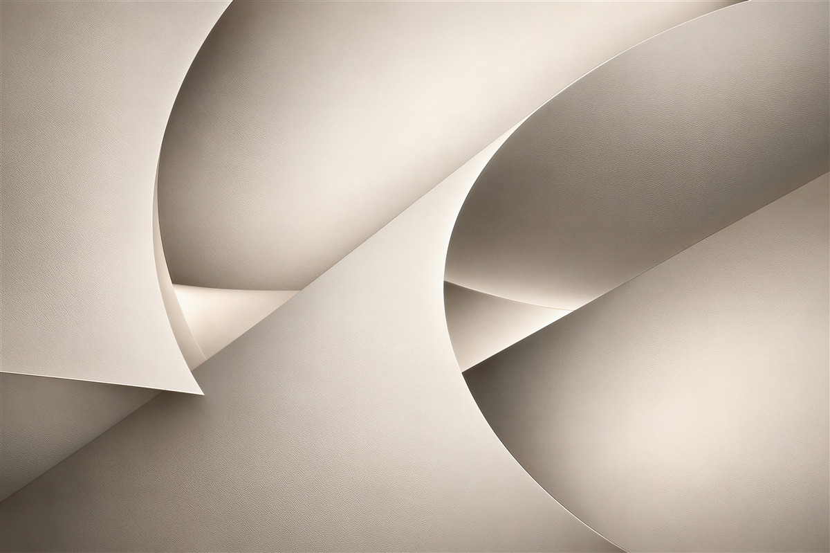 Papier peint abstraction géométrique beige moderne pour intérieur élégant