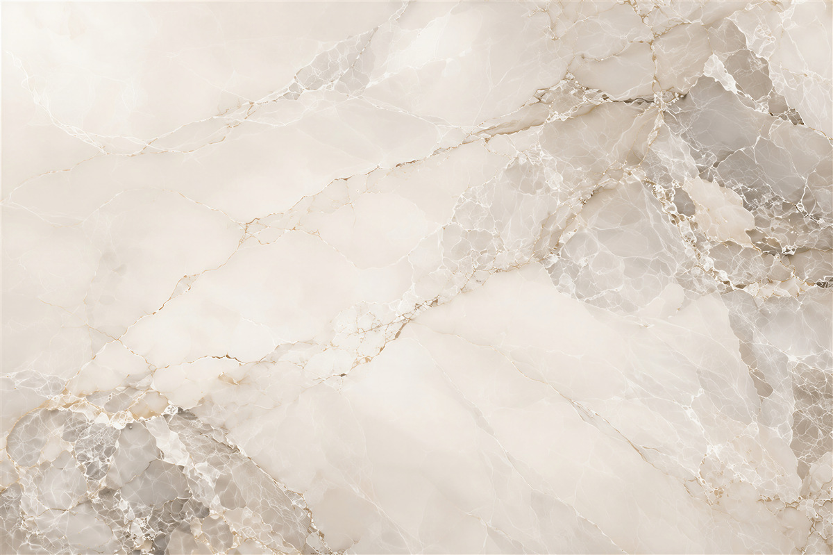 Papier peint marbre crème avec des veines dorées élégant pour le salon