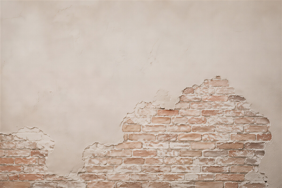 Papier peint mur de briques en ruine