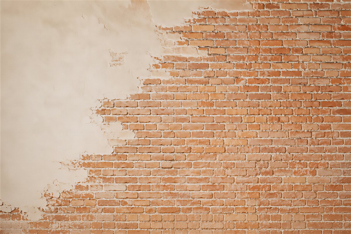 Papier peint grande fissure dans le mur