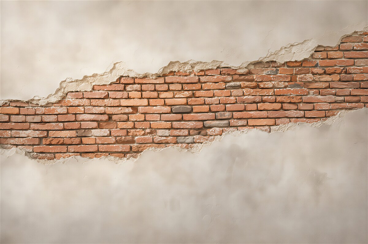Papier peint vieux mur de briques vide