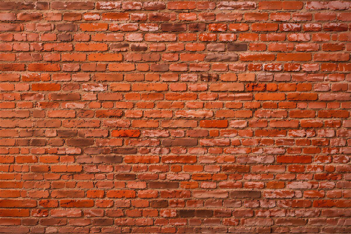 Papier peint vieux mur en briques brunes