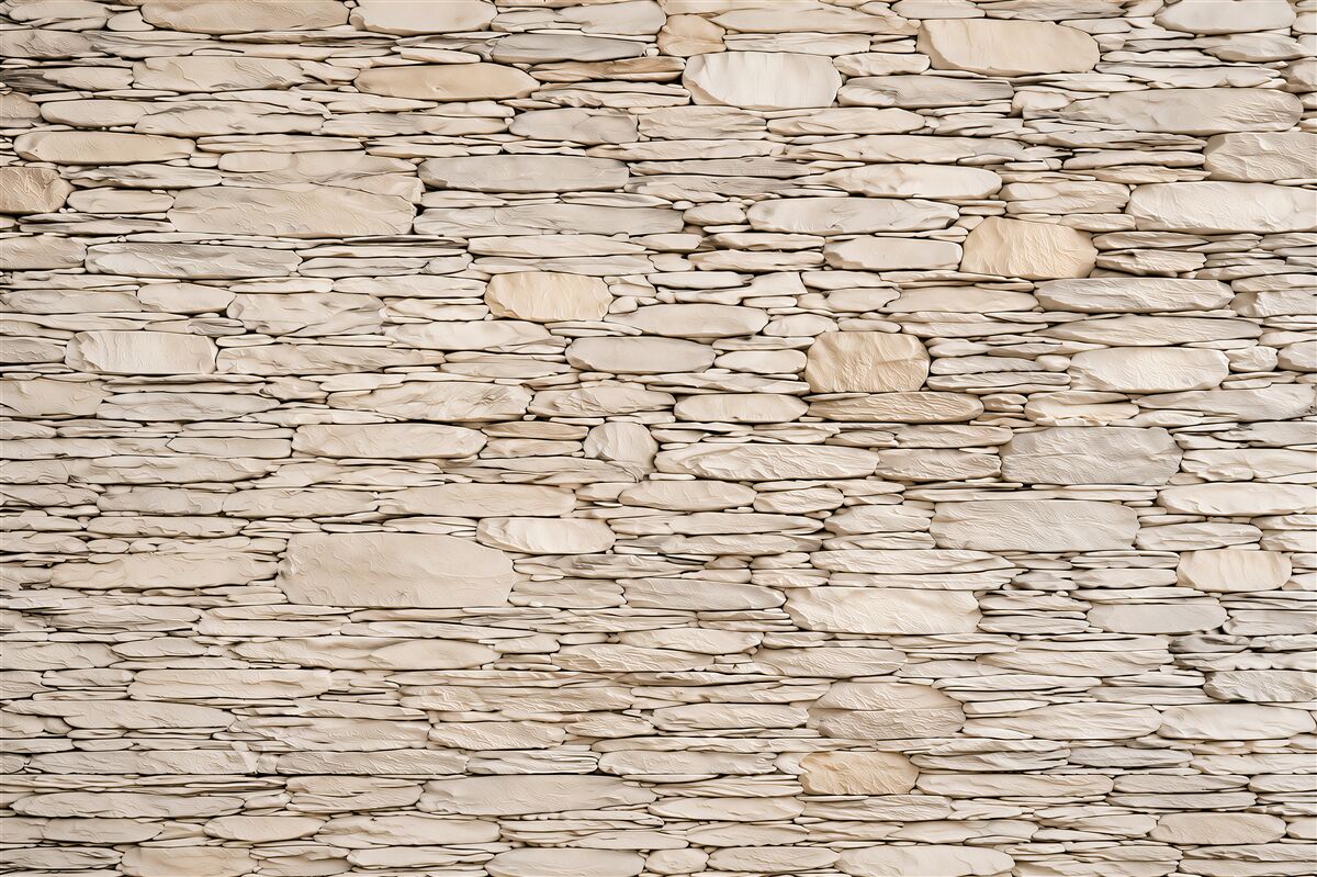 Papier peint pierre grise