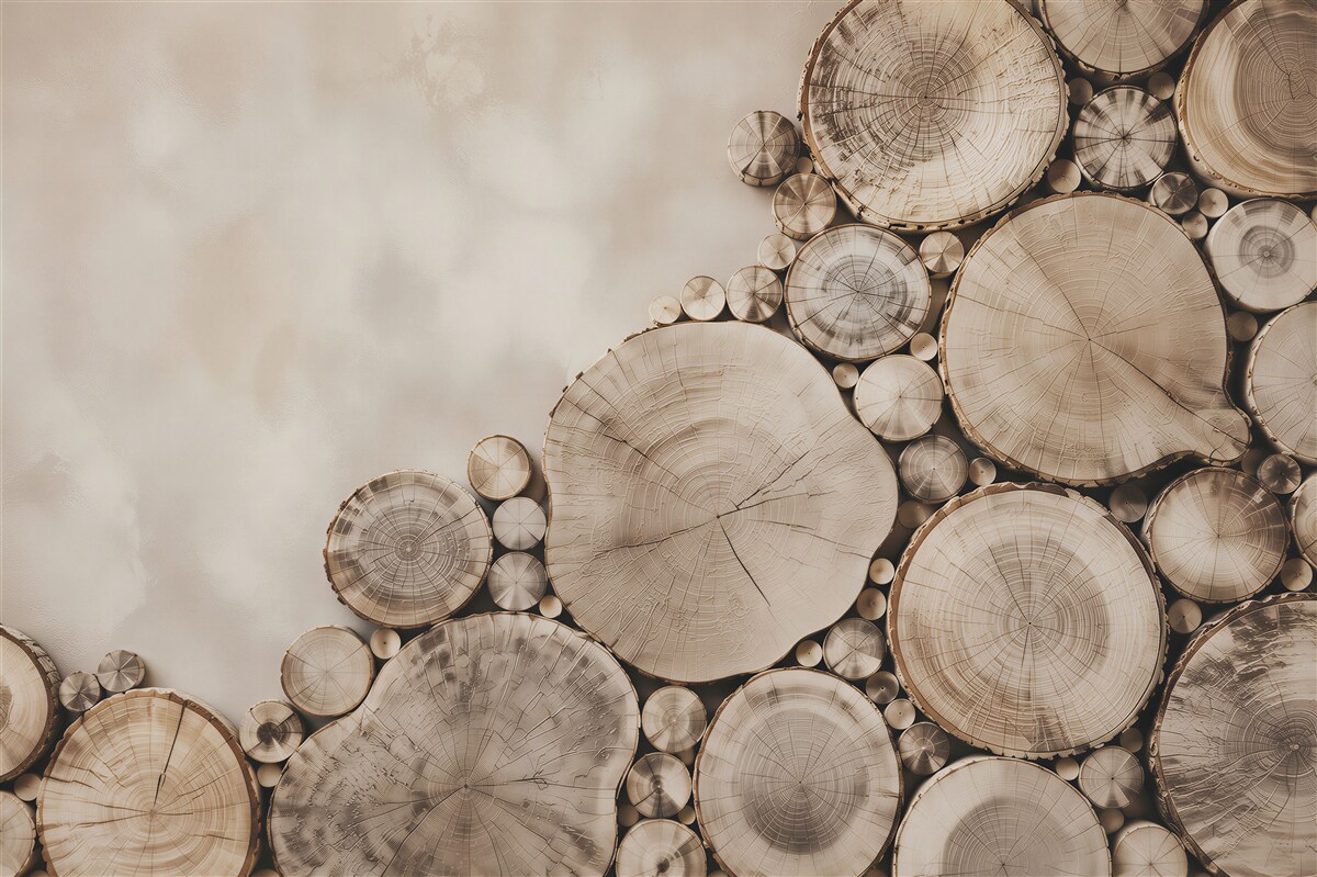 Papier peint morceaux d'écorce d'arbre