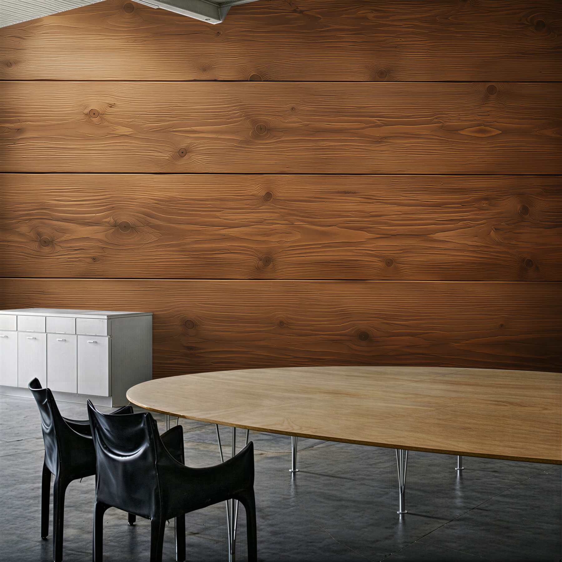 Papier peint parquet brun foncé