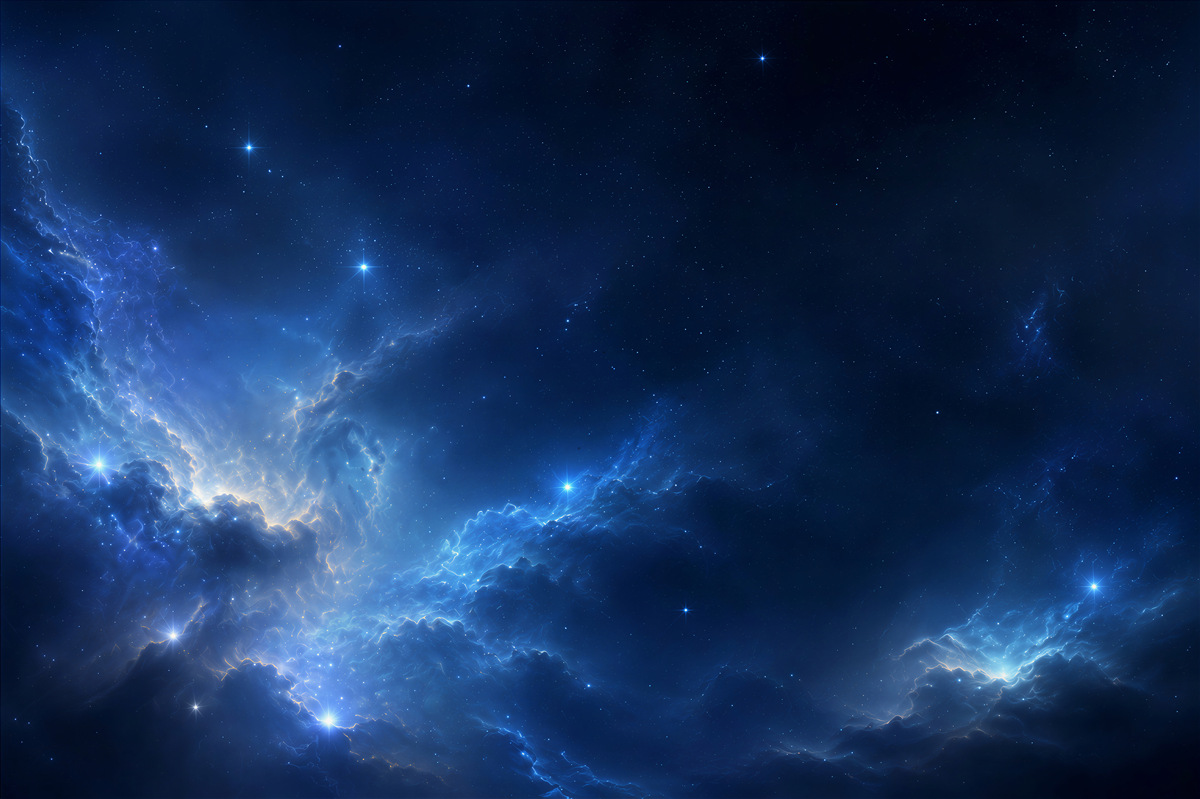 Papier peint galaxies brillantes dans l'espace