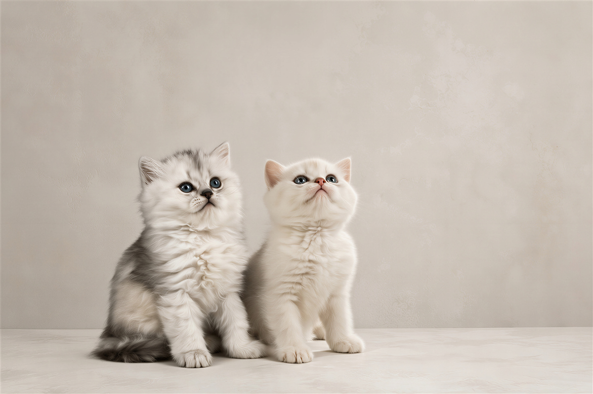 Papier peint plusieurs chats observant