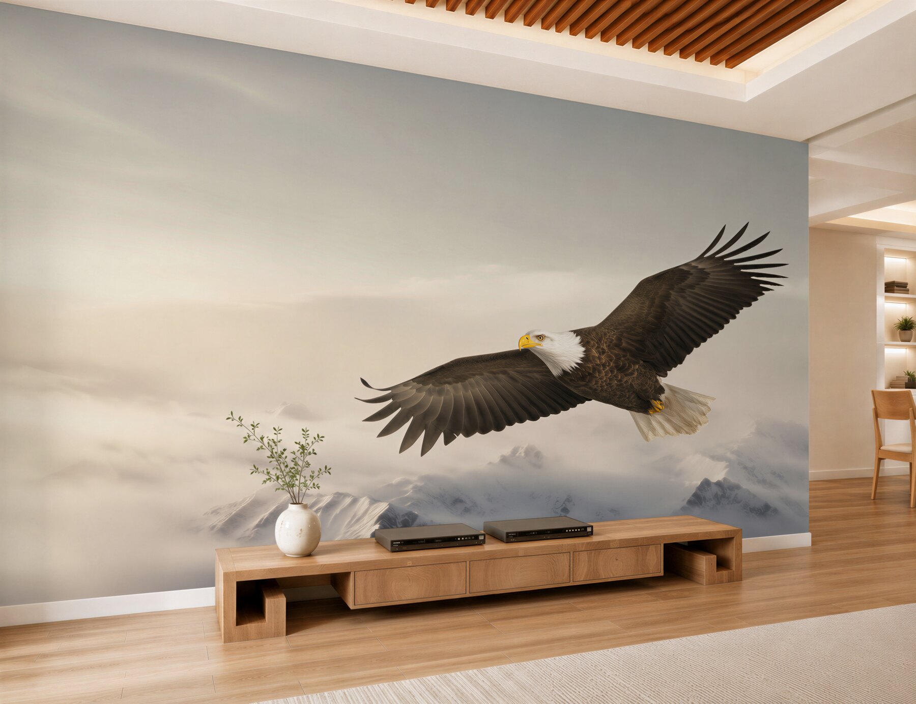 Papier peint aigle royal en vol