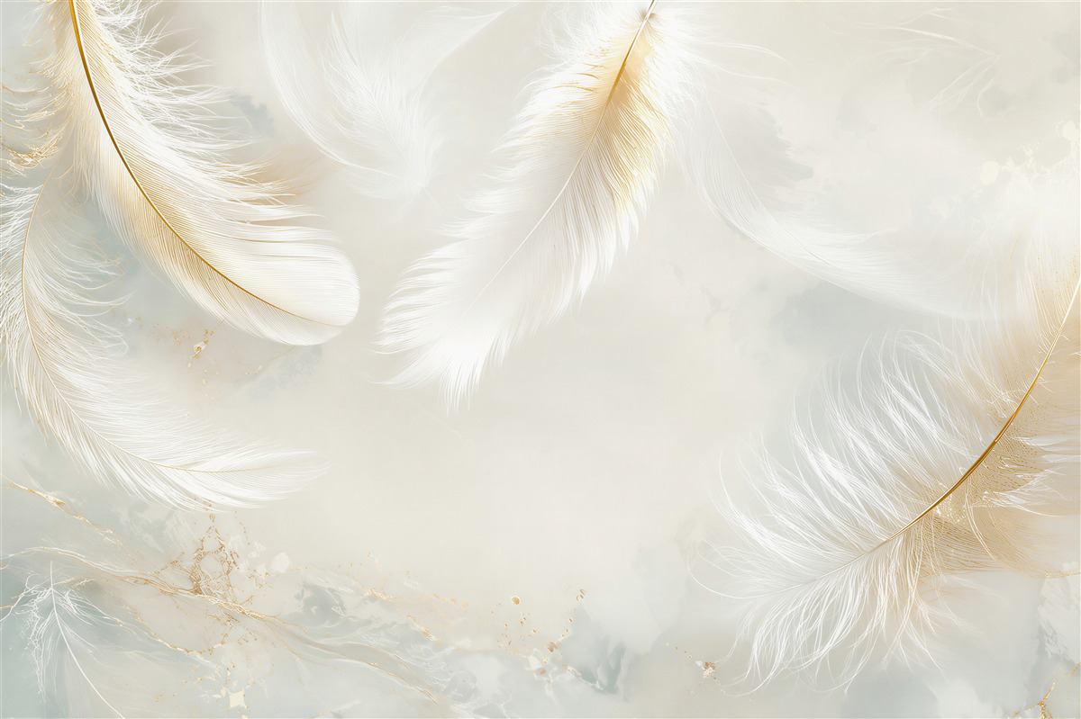 Papier peint fond abstrait lumineux plume