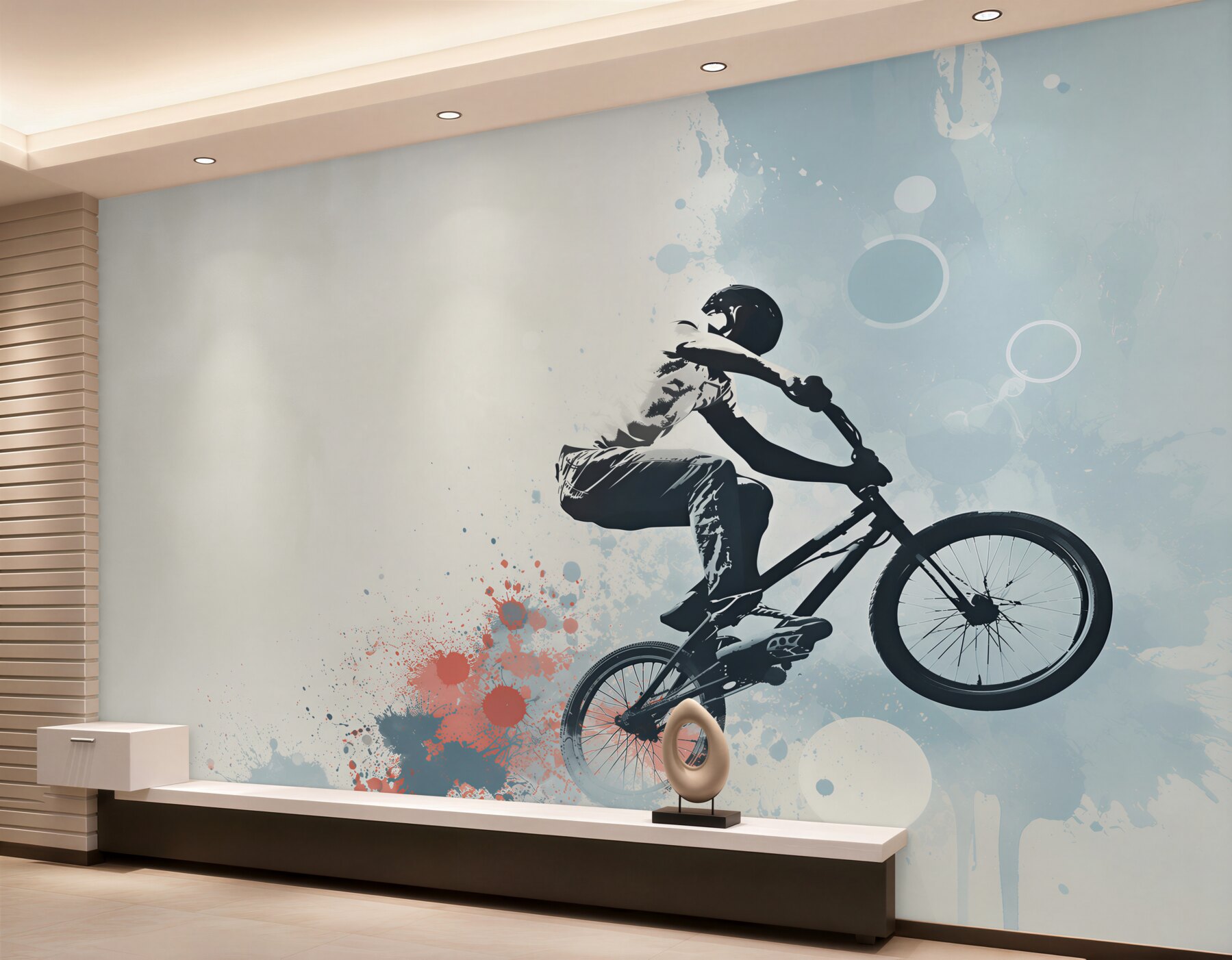 Papier peint saut de cycliste BMX