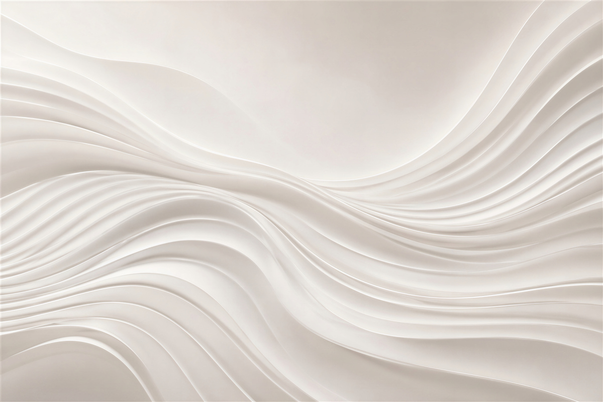 Papier peint lignes courbes sur fond gris