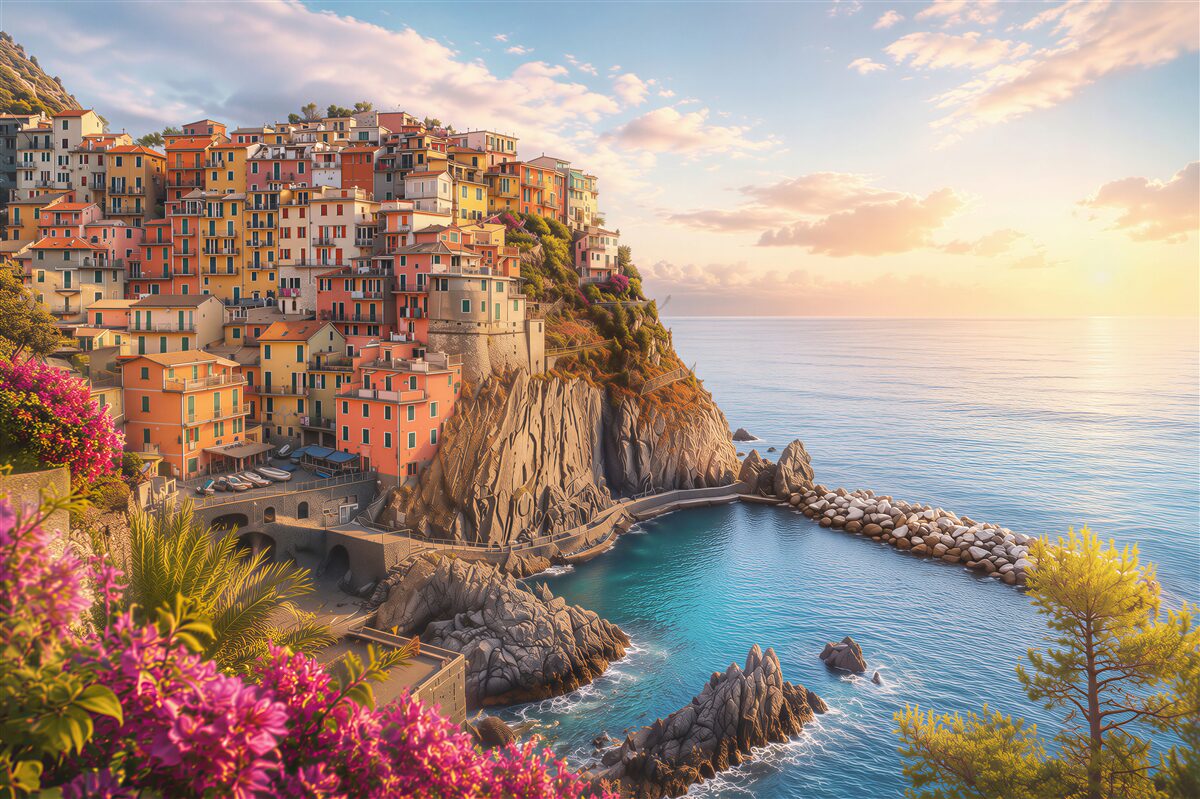 Papier peint fantastiques Cinque Terre