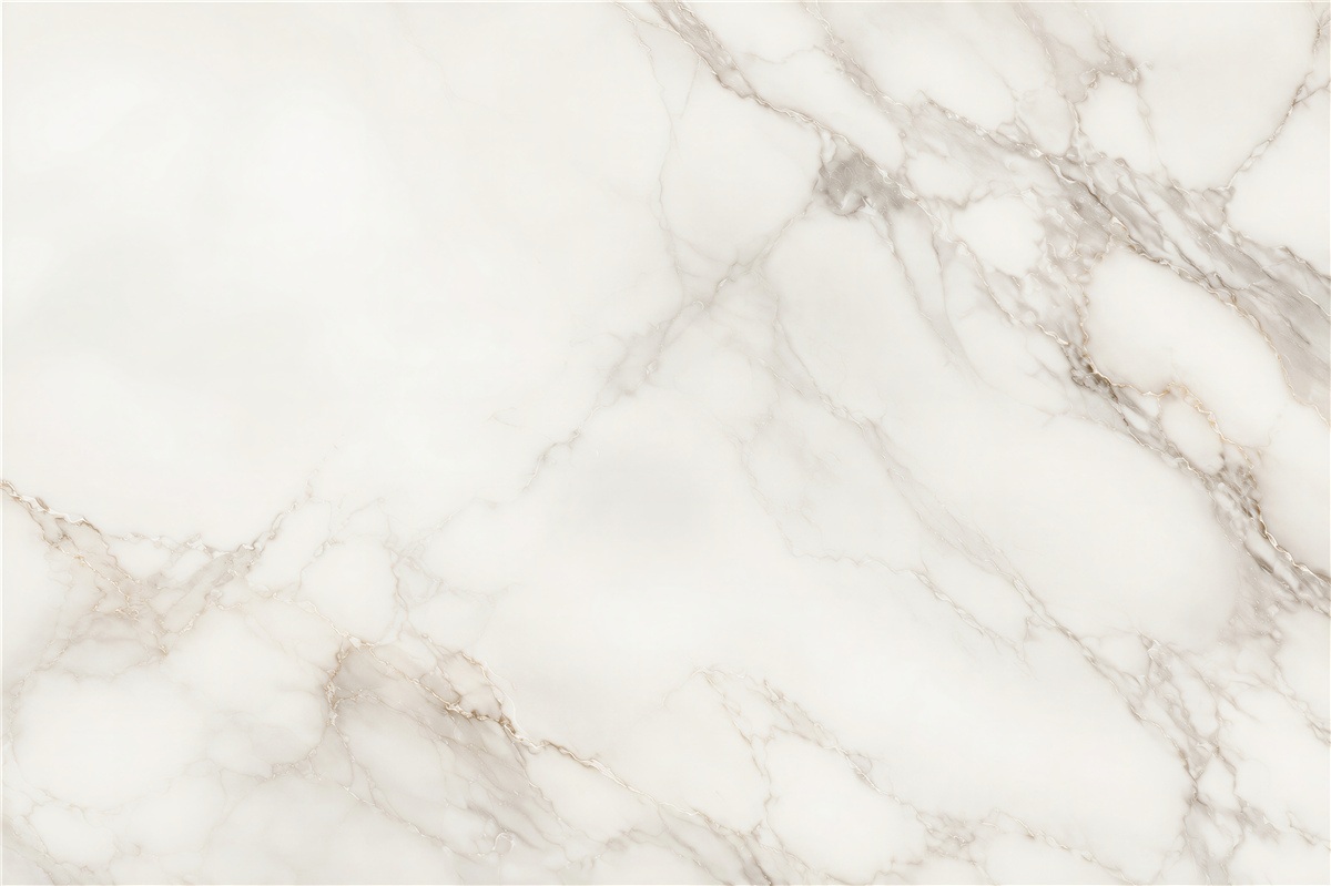 Papier peint marbre blanc avec détails noirs