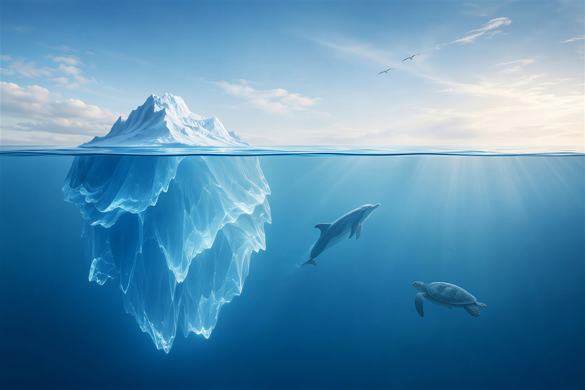 Papier peint profondeurs incroyables de la mer
